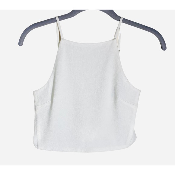 Show Me Your Mumu Tie In Back Cropped Tank Top White Size XS - Picture 2 of 4